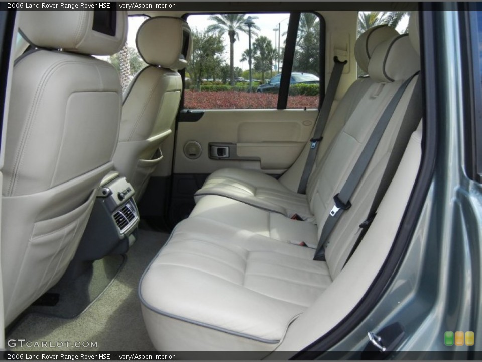 Ivory/Aspen Interior Rear Seat for the 2006 Land Rover Range Rover HSE #72498169