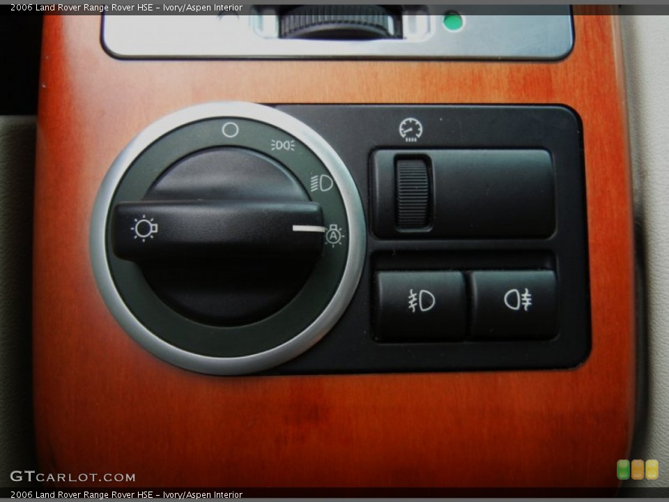 Ivory/Aspen Interior Controls for the 2006 Land Rover Range Rover HSE #72498444