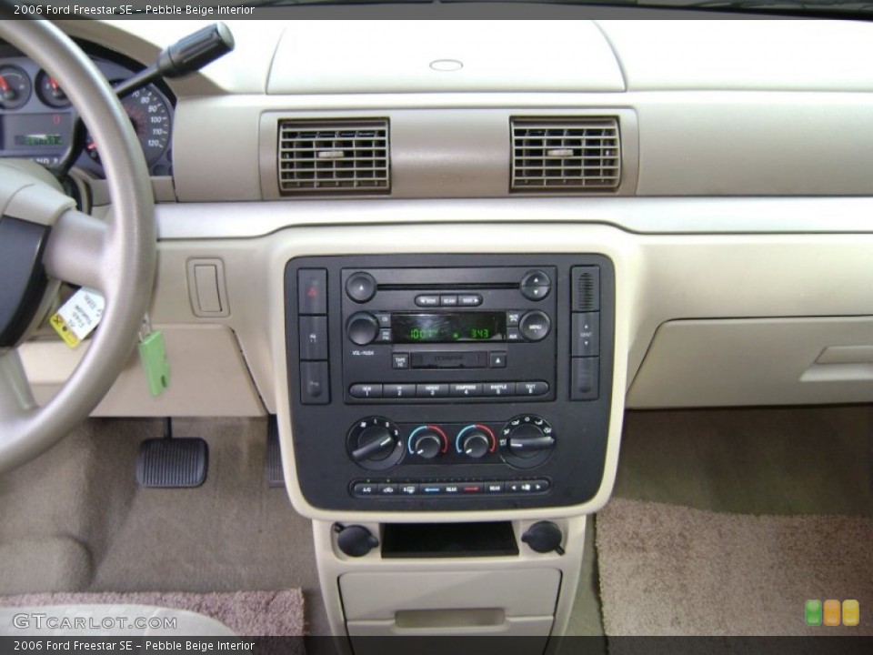 Pebble Beige Interior Controls for the 2006 Ford Freestar SE #72503758