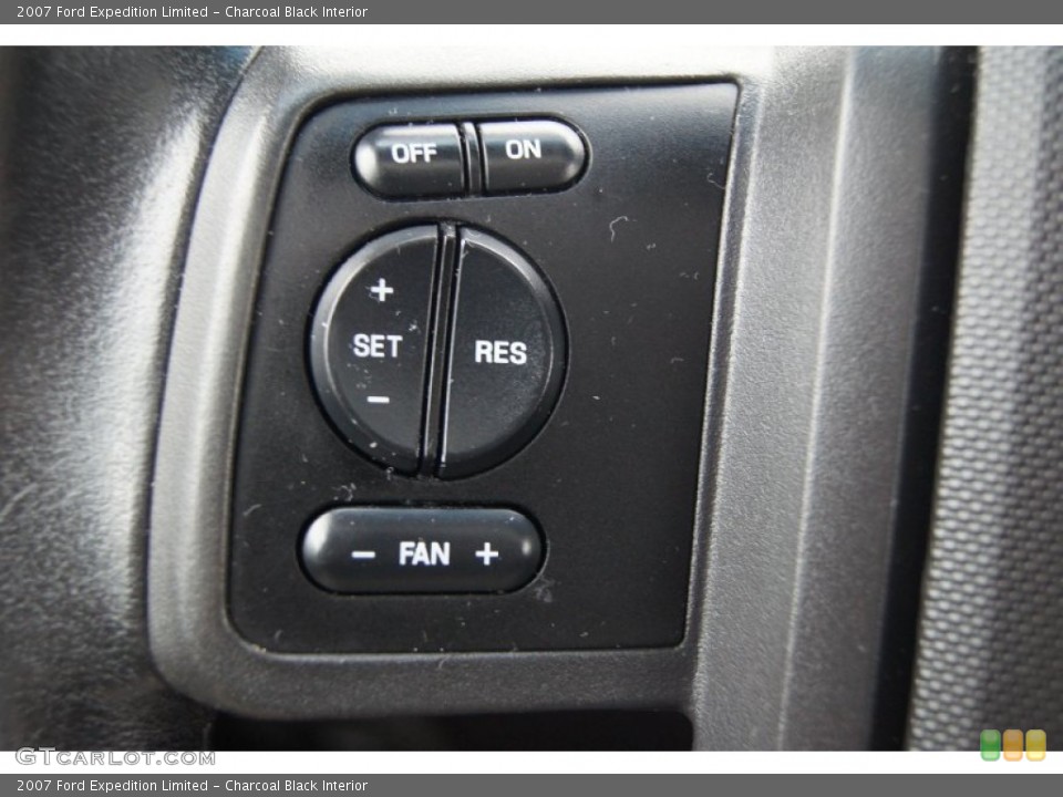 Charcoal Black Interior Controls for the 2007 Ford Expedition Limited #72504249