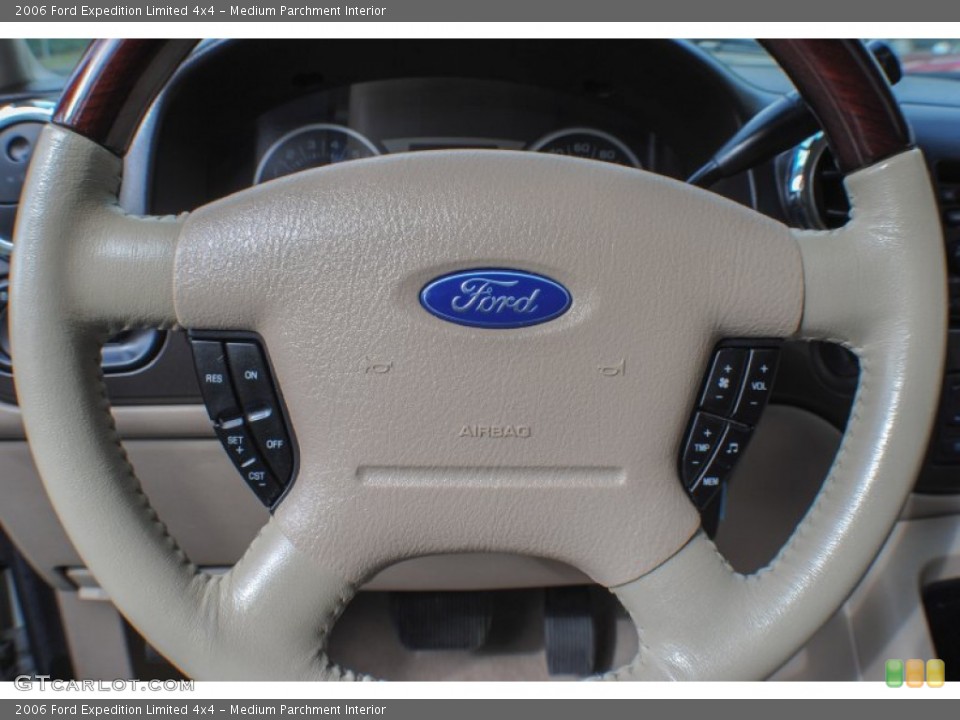 Medium Parchment Interior Steering Wheel for the 2006 Ford Expedition Limited 4x4 #72505914