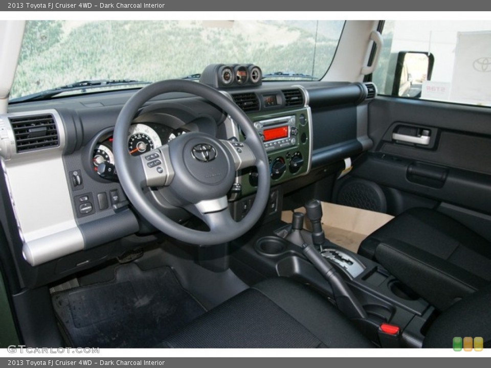 Dark Charcoal Interior Dashboard for the 2013 Toyota FJ Cruiser 4WD #72507516