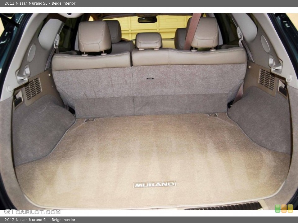 Beige Interior Trunk for the 2012 Nissan Murano SL #72508830
