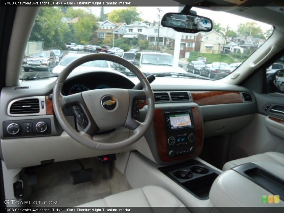 Dark Titanium/Light Titanium Interior Dashboard for the 2008 Chevrolet Avalanche LT 4x4 #72513333