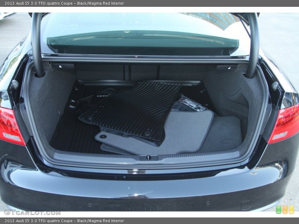 Black/Magma Red Interior Trunk for the 2013 Audi S5 3.0 TFSI quattro Coupe #72518928