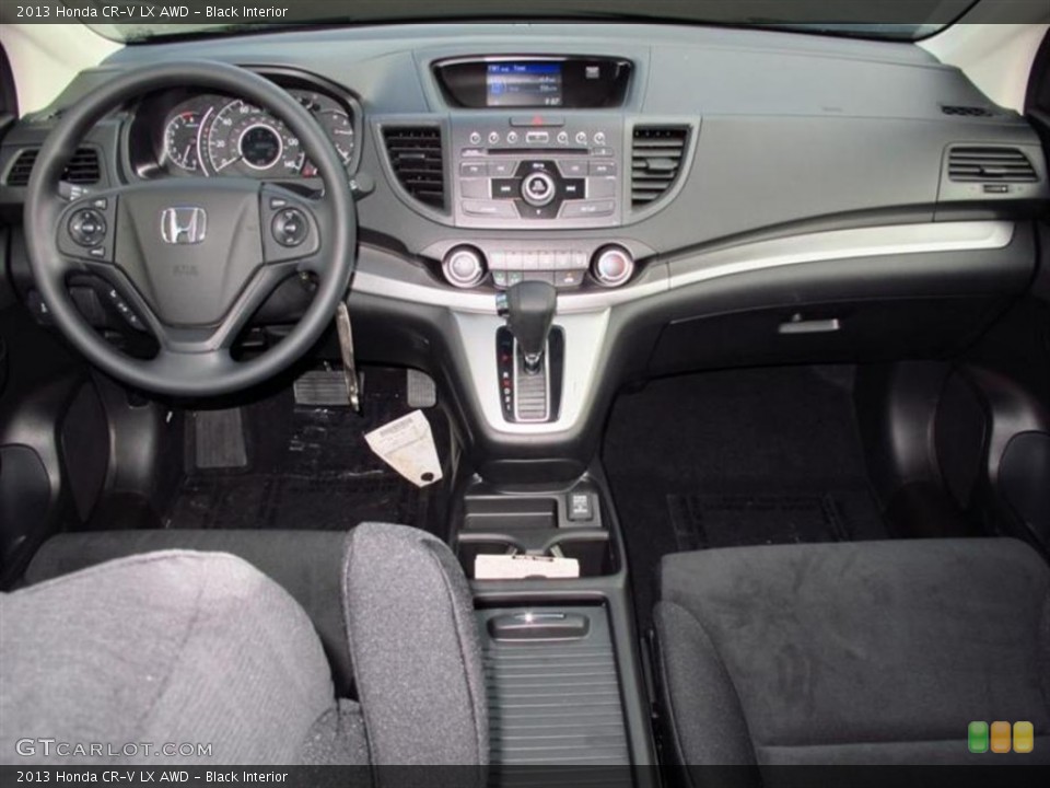 Black Interior Dashboard for the 2013 Honda CR-V LX AWD #72523029