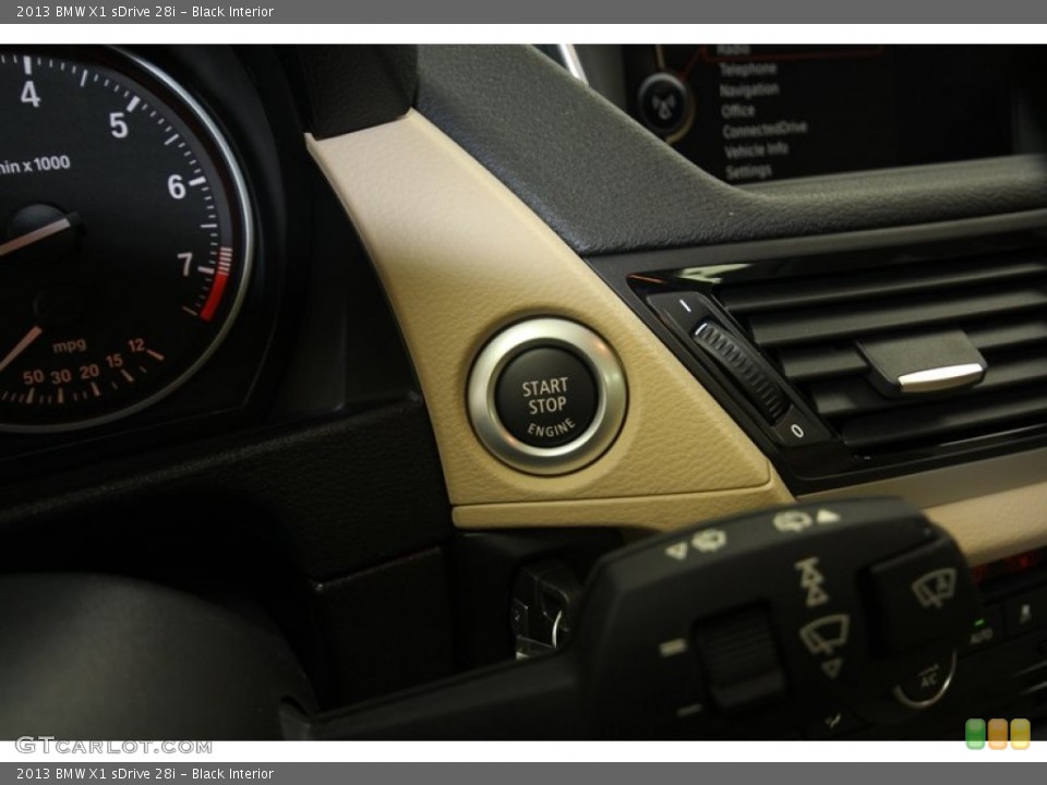 Black Interior Controls for the 2013 BMW X1 sDrive 28i #72523482