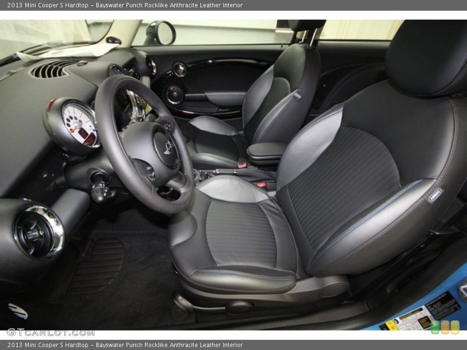 Bayswater Punch Rocklike Anthracite Leather Interior Photo for the 2013 Mini Cooper S Hardtop #72525381
