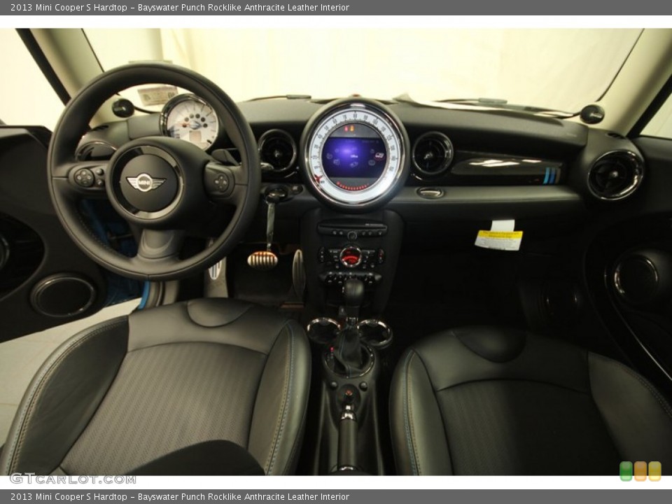 Bayswater Punch Rocklike Anthracite Leather Interior Dashboard for the 2013 Mini Cooper S Hardtop #72525403