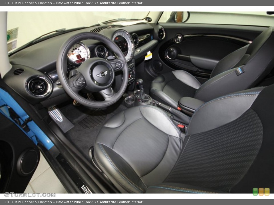 Bayswater Punch Rocklike Anthracite Leather Interior Photo for the 2013 Mini Cooper S Hardtop #72525566