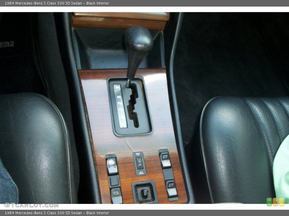 Black Interior Transmission for the 1984 Mercedes-Benz S Class 300 SD Sedan #72528789