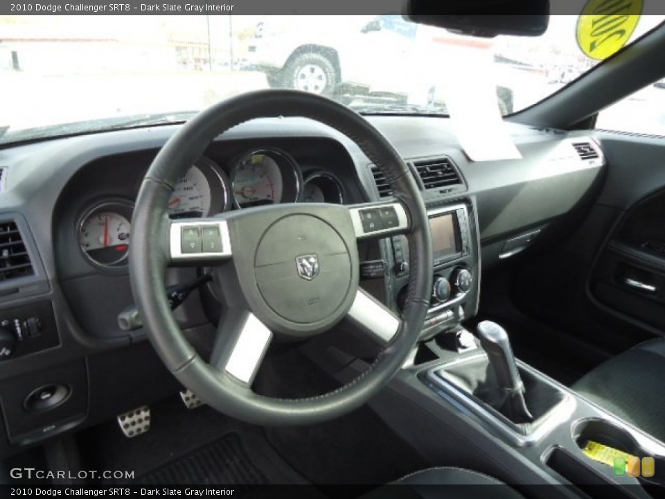 Dark Slate Gray Interior Dashboard for the 2010 Dodge Challenger SRT8 #72534039
