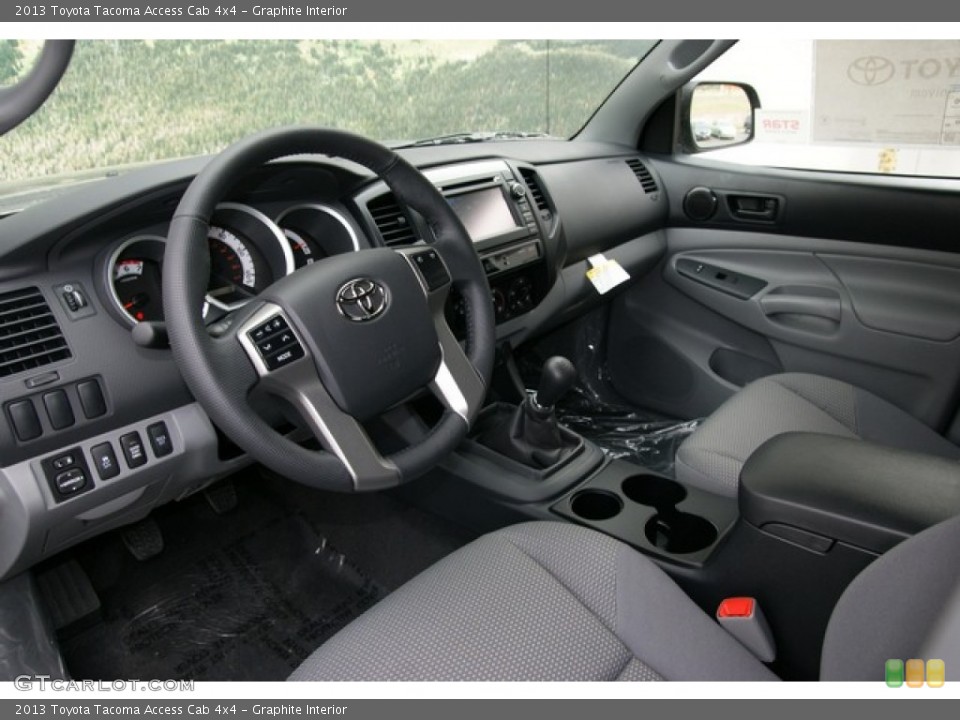 Graphite Interior Prime Interior for the 2013 Toyota Tacoma Access Cab 4x4 #72540207