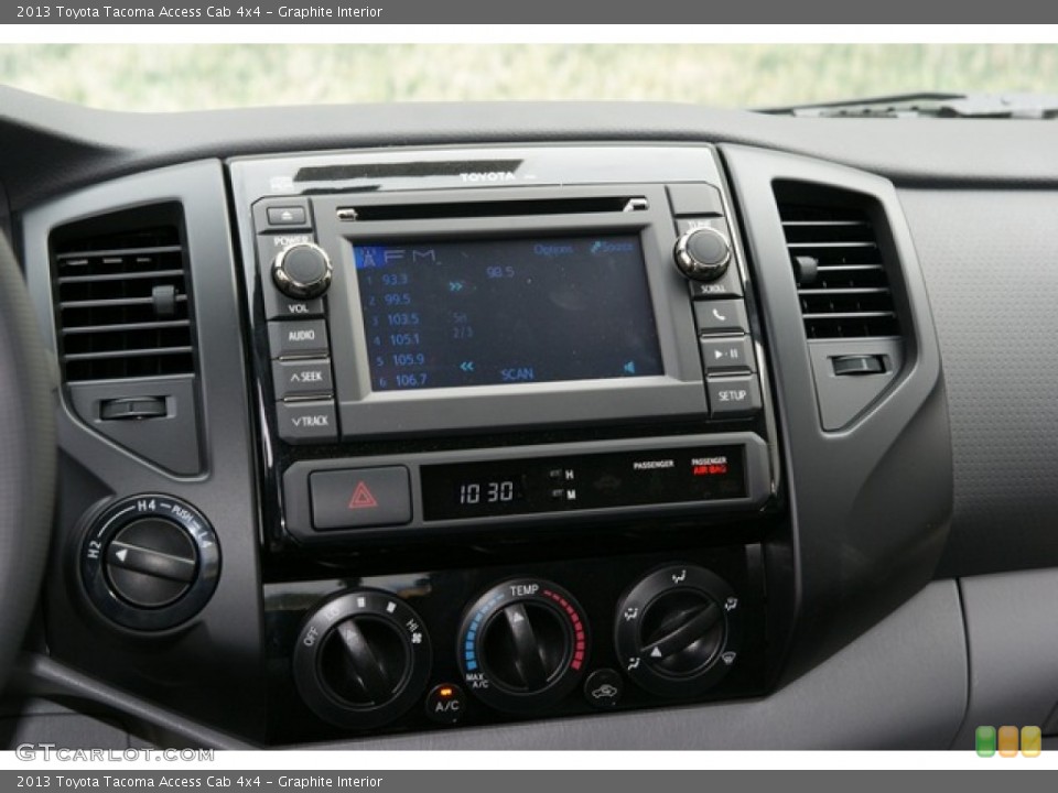 Graphite Interior Controls for the 2013 Toyota Tacoma Access Cab 4x4 #72540228