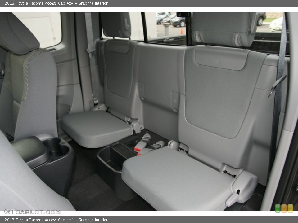Graphite Interior Rear Seat for the 2013 Toyota Tacoma Access Cab 4x4 #72540246