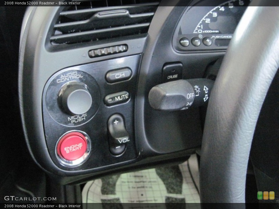 Black Interior Controls for the 2008 Honda S2000 Roadster #72541557