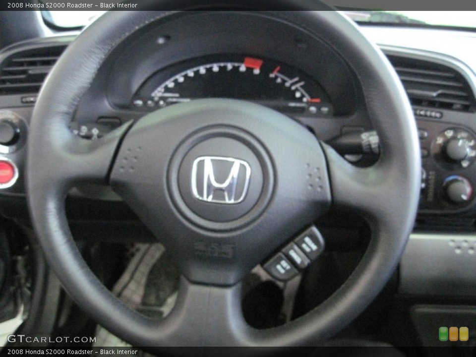 Black Interior Steering Wheel for the 2008 Honda S2000 Roadster #72541569