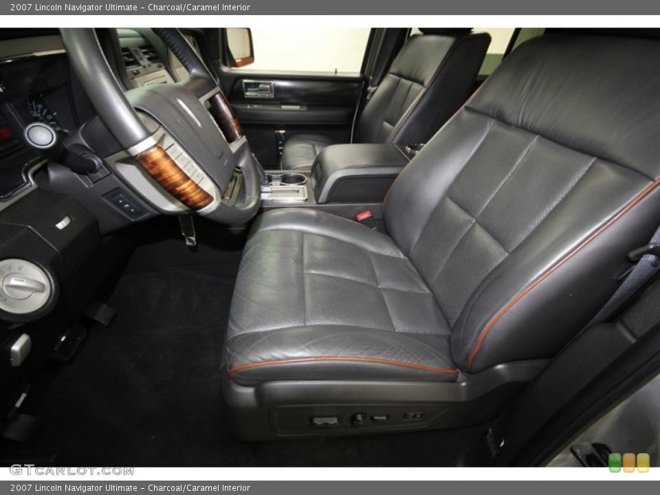 Charcoal/Caramel Interior Front Seat for the 2007 Lincoln Navigator Ultimate #72544023