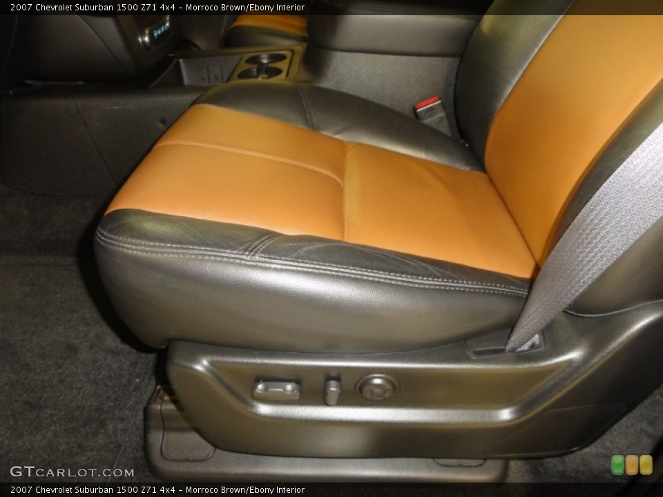 Morroco Brown/Ebony Interior Front Seat for the 2007 Chevrolet Suburban 1500 Z71 4x4 #72549568