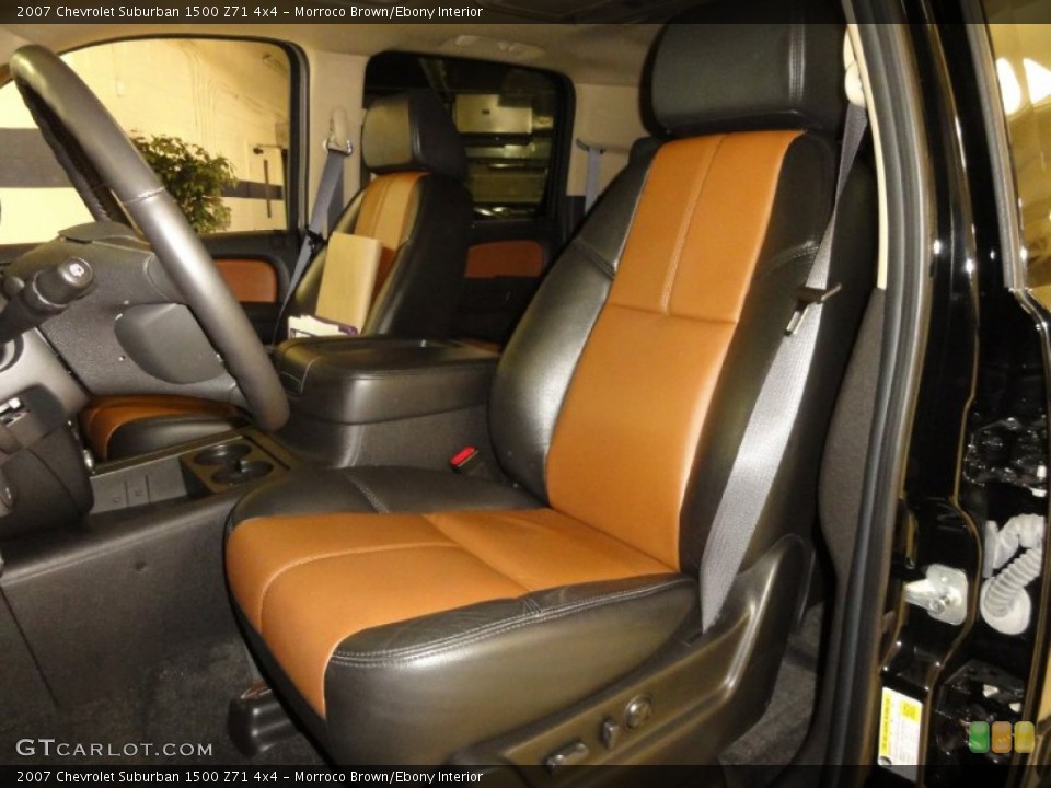 Morroco Brown/Ebony 2007 Chevrolet Suburban Interiors