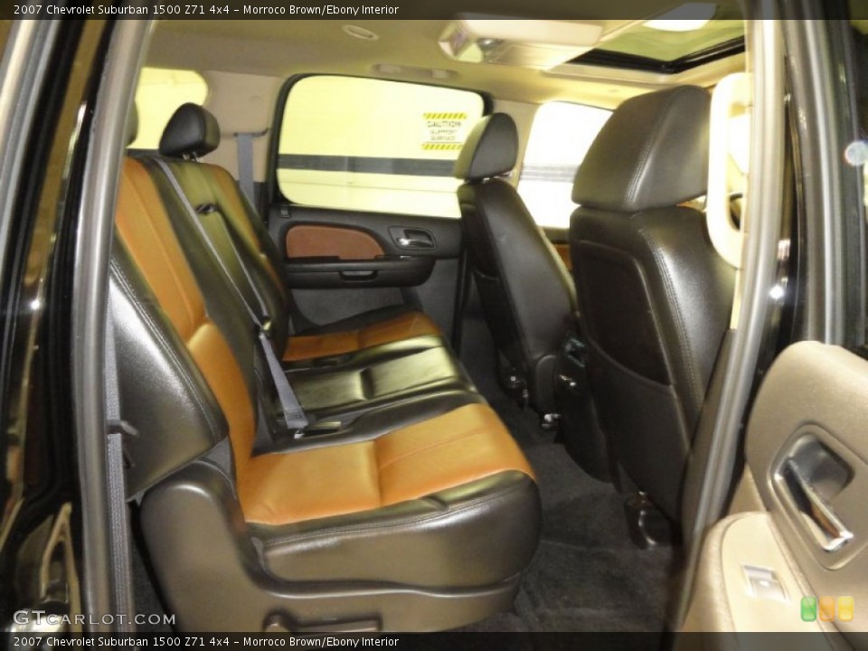 Morroco Brown/Ebony Interior Rear Seat for the 2007 Chevrolet Suburban 1500 Z71 4x4 #72549616