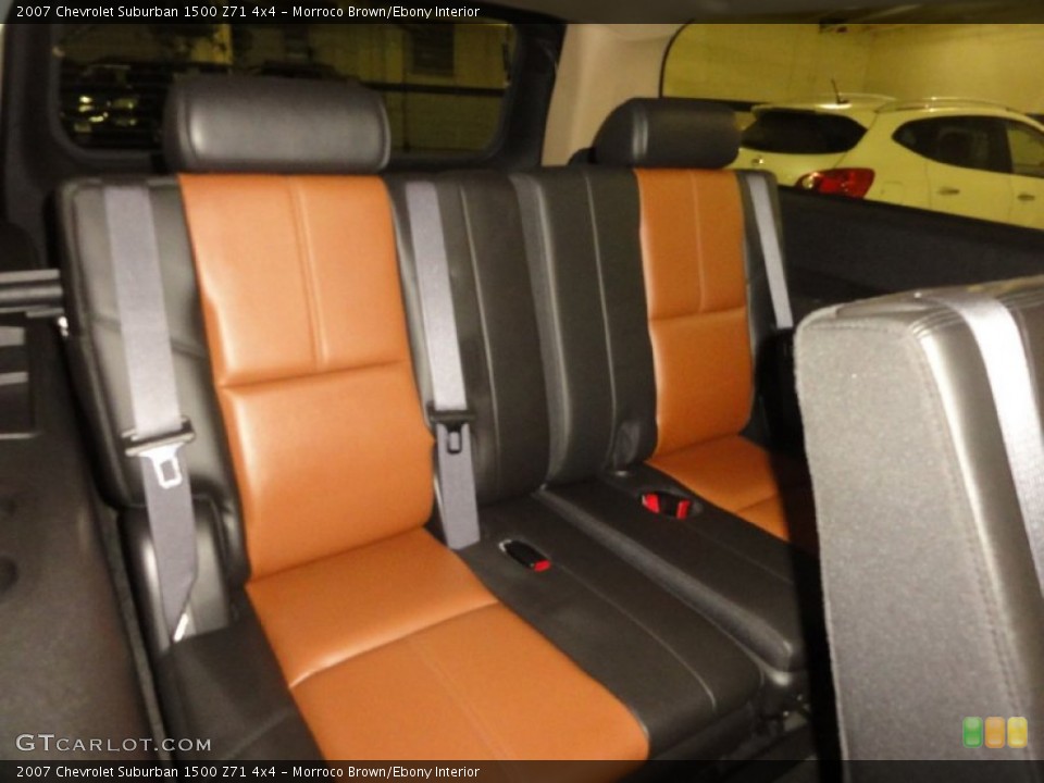 Morroco Brown/Ebony Interior Rear Seat for the 2007 Chevrolet Suburban 1500 Z71 4x4 #72549622