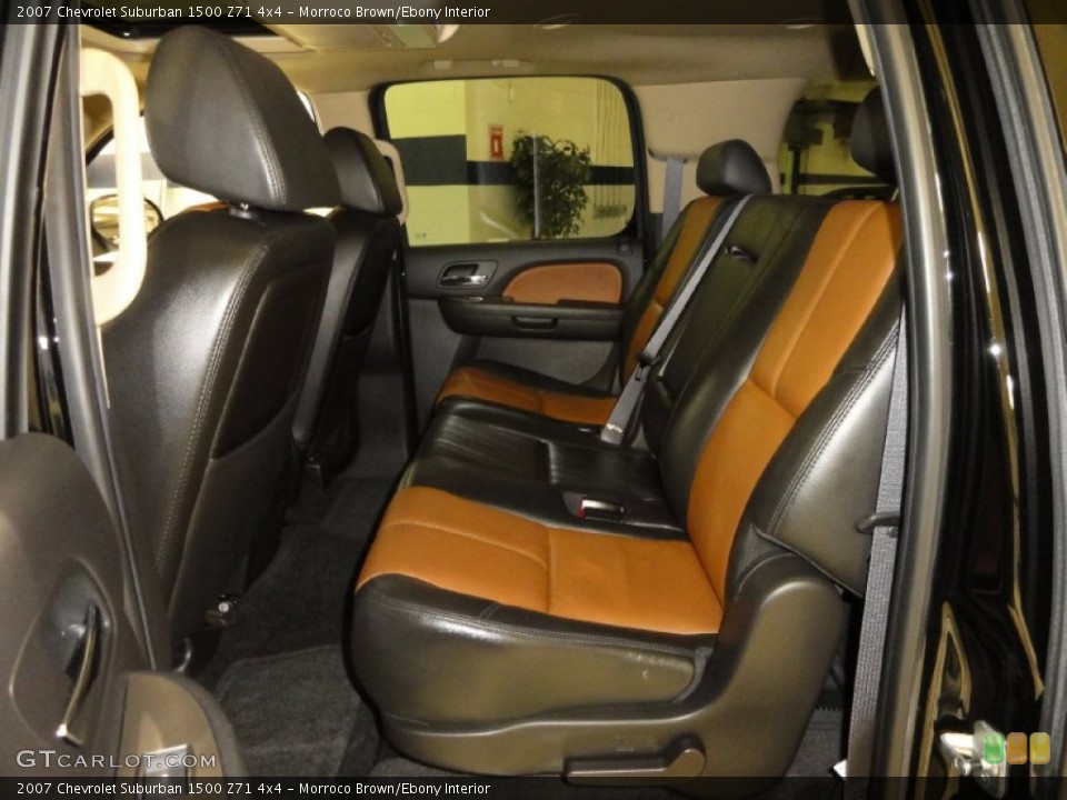 Morroco Brown/Ebony Interior Rear Seat for the 2007 Chevrolet Suburban 1500 Z71 4x4 #72549640