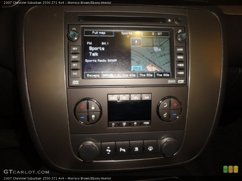 Morroco Brown/Ebony Interior Controls for the 2007 Chevrolet Suburban 1500 Z71 4x4 #72549712