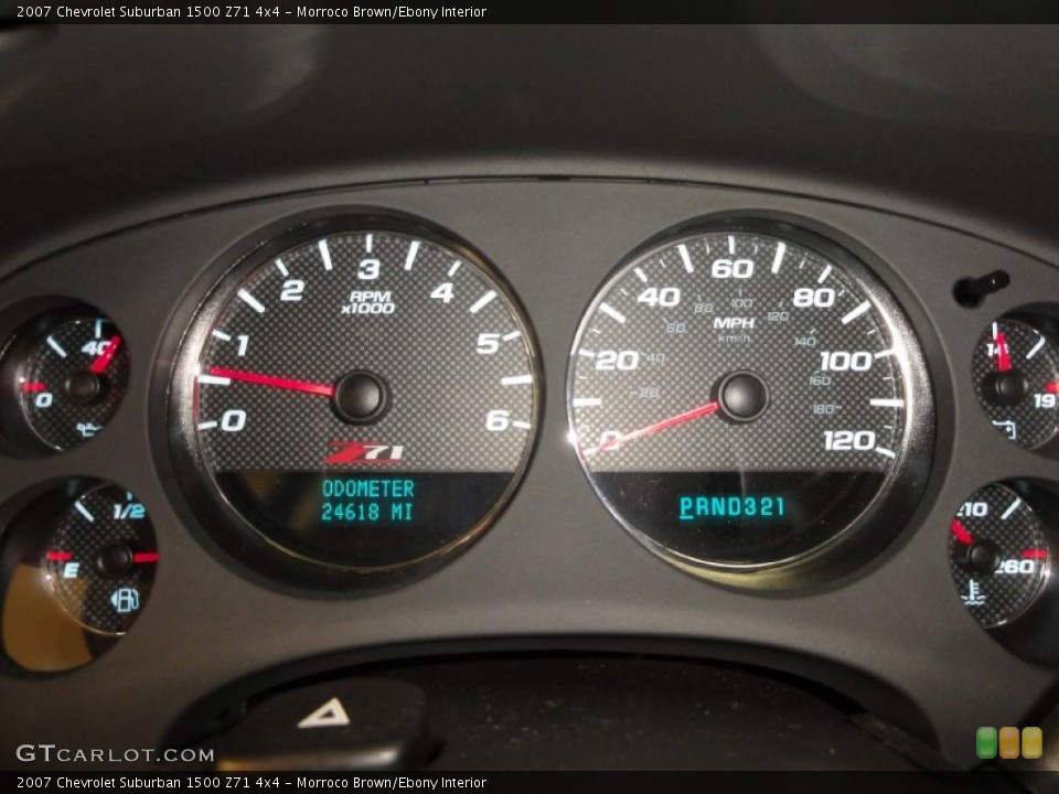 Morroco Brown/Ebony Interior Gauges for the 2007 Chevrolet Suburban 1500 Z71 4x4 #72549724