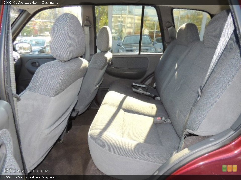 Gray Interior Rear Seat for the 2002 Kia Sportage 4x4 #72554784