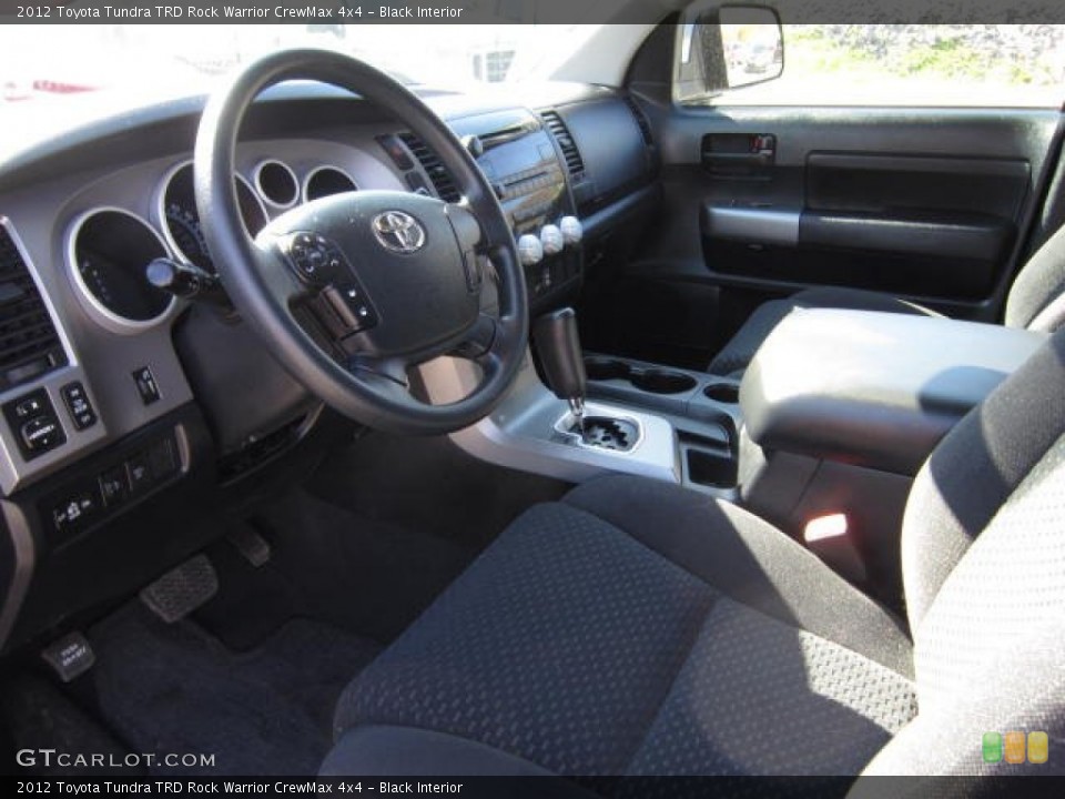 Black Interior Photo for the 2012 Toyota Tundra TRD Rock Warrior CrewMax 4x4 #72556701