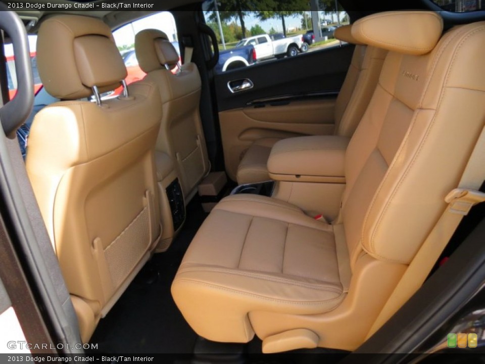 Black/Tan Interior Rear Seat for the 2013 Dodge Durango Citadel #72562497