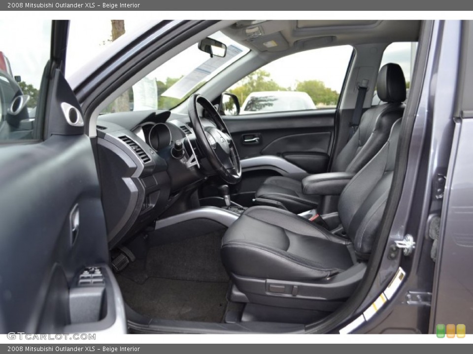 Beige Interior Photo for the 2008 Mitsubishi Outlander XLS #72563100