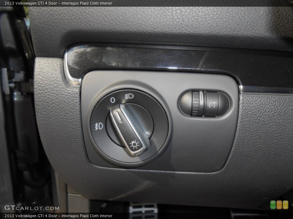 Interlagos Plaid Cloth Interior Controls for the 2013 Volkswagen GTI 4 Door #72563211