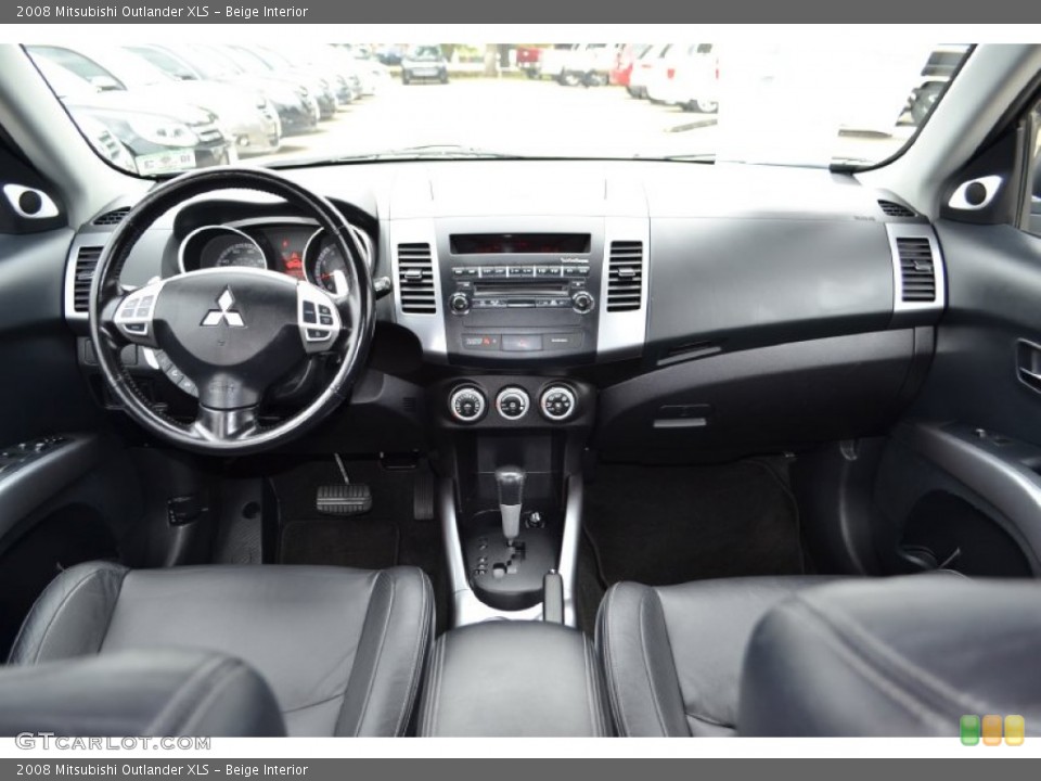 Beige Interior Dashboard for the 2008 Mitsubishi Outlander XLS #72563214