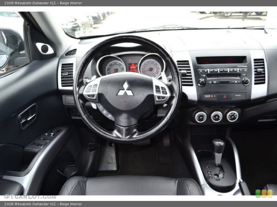 Beige Interior Dashboard for the 2008 Mitsubishi Outlander XLS #72563237