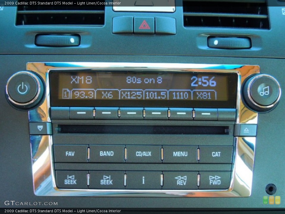 Light Linen/Cocoa Interior Controls for the 2009 Cadillac DTS  #72563682