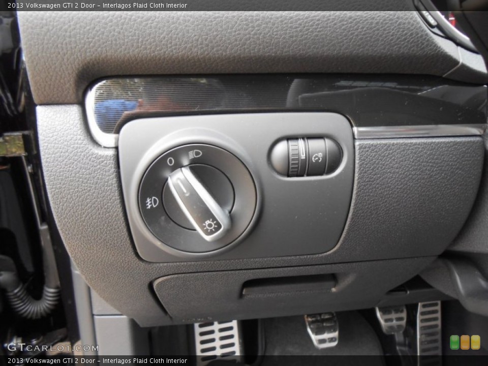 Interlagos Plaid Cloth Interior Controls for the 2013 Volkswagen GTI 2 Door #72563706