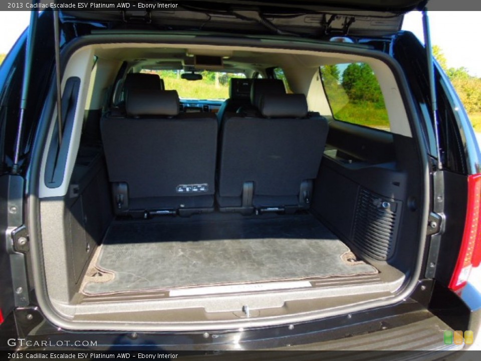 Ebony Interior Trunk for the 2013 Cadillac Escalade ESV Platinum AWD #72565968