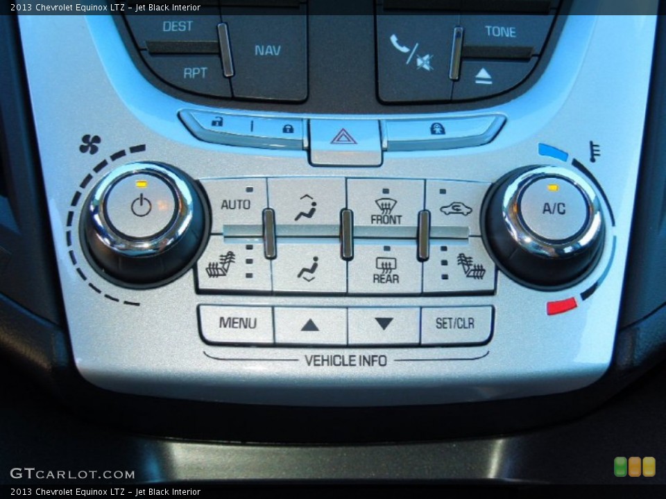 Jet Black Interior Controls for the 2013 Chevrolet Equinox LTZ #72566478