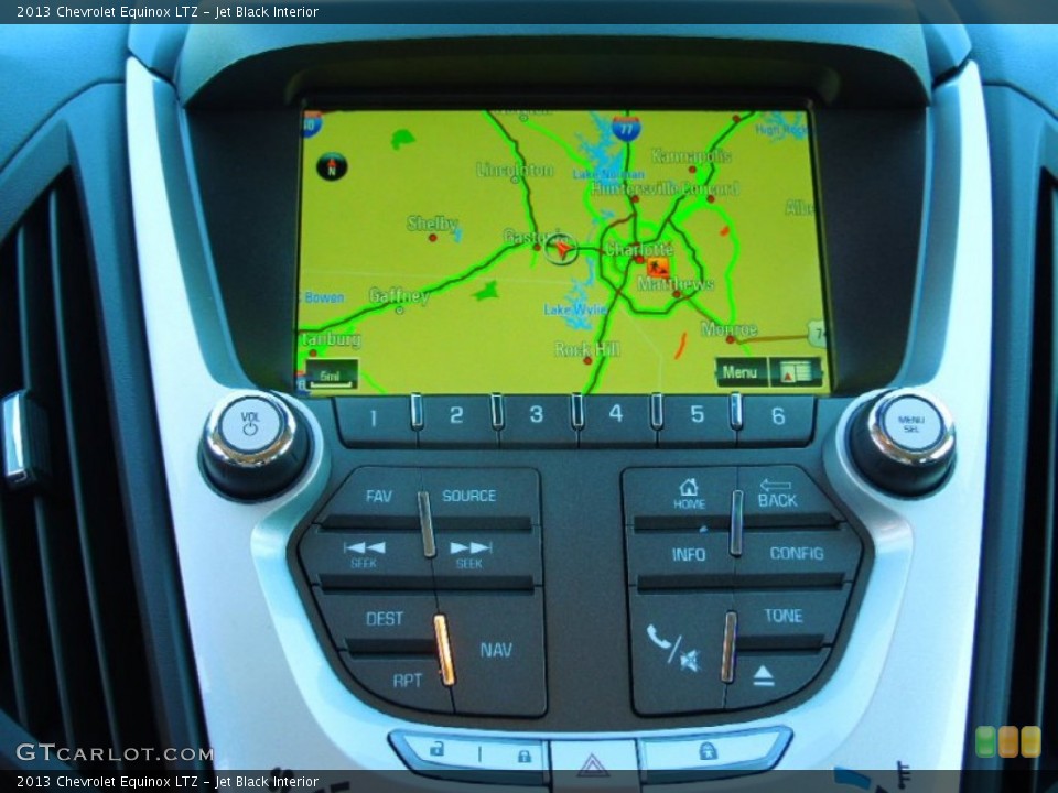 Jet Black Interior Navigation for the 2013 Chevrolet Equinox LTZ #72566526