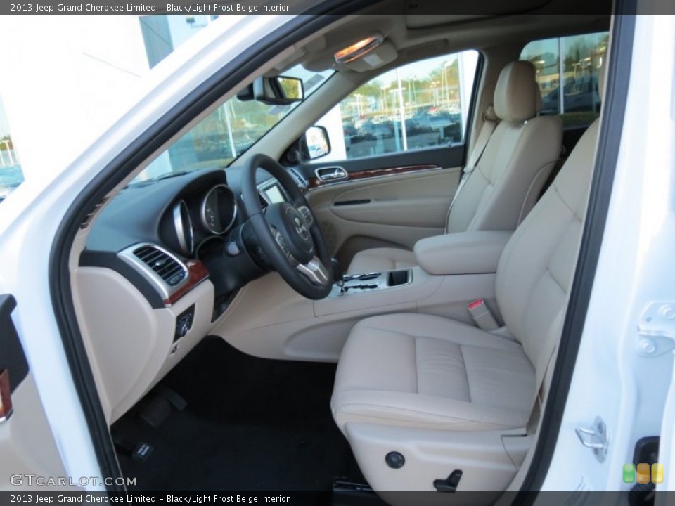Black/Light Frost Beige Interior Photo for the 2013 Jeep Grand Cherokee Limited #72566539