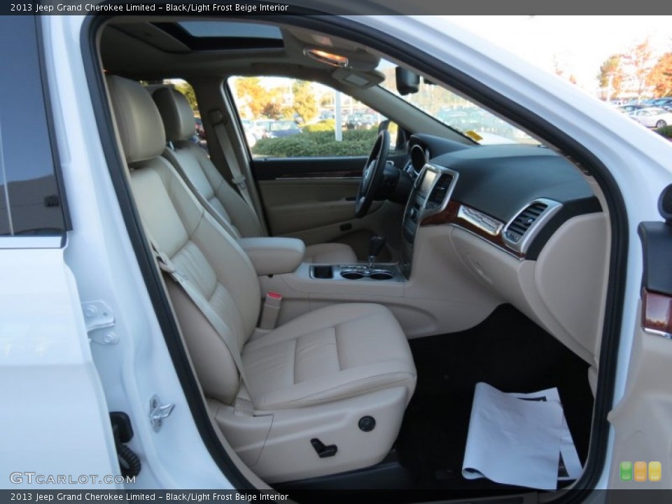 Black/Light Frost Beige Interior Front Seat for the 2013 Jeep Grand Cherokee Limited #72566661