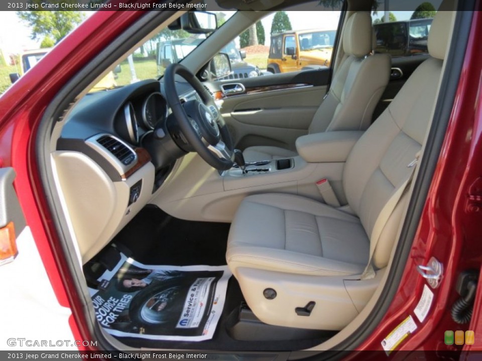 Black/Light Frost Beige Interior Photo for the 2013 Jeep Grand Cherokee Limited #72566877
