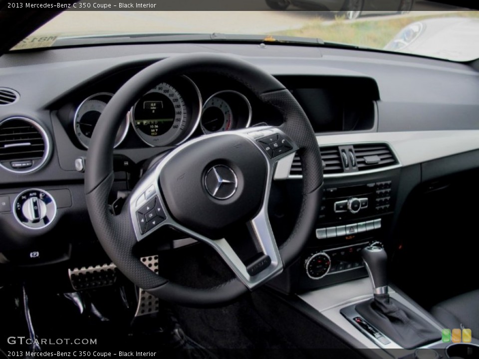 Black Interior Dashboard for the 2013 Mercedes-Benz C 350 Coupe #72567316