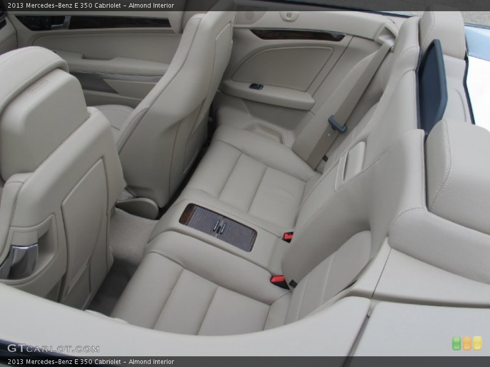 Almond Interior Rear Seat for the 2013 Mercedes-Benz E 350 Cabriolet #72567443