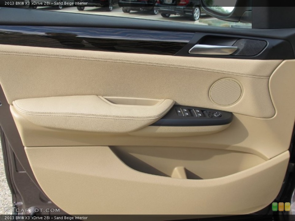 Sand Beige Interior Door Panel for the 2013 BMW X3 xDrive 28i #72567690