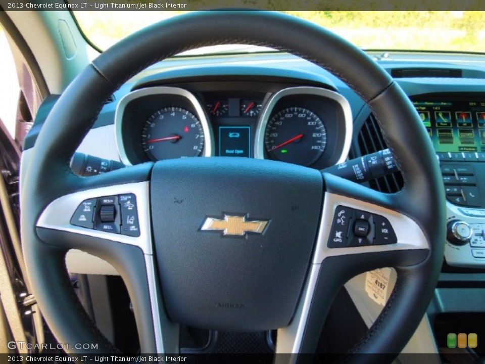 Light Titanium/Jet Black Interior Steering Wheel for the 2013 Chevrolet Equinox LT #72568548