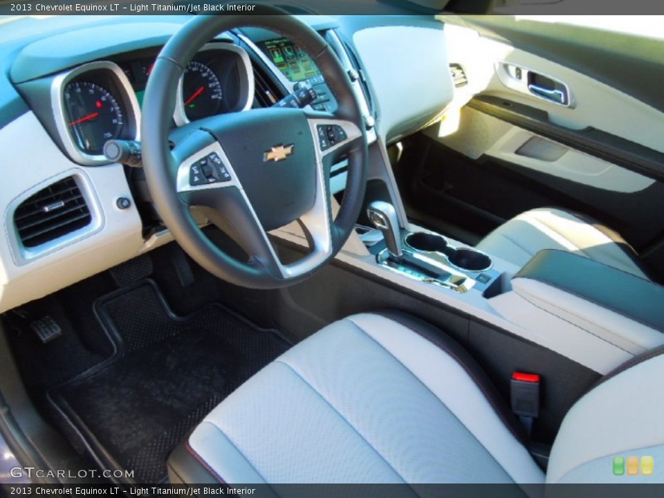 Light Titanium/Jet Black Interior Prime Interior for the 2013 Chevrolet Equinox LT #72568833