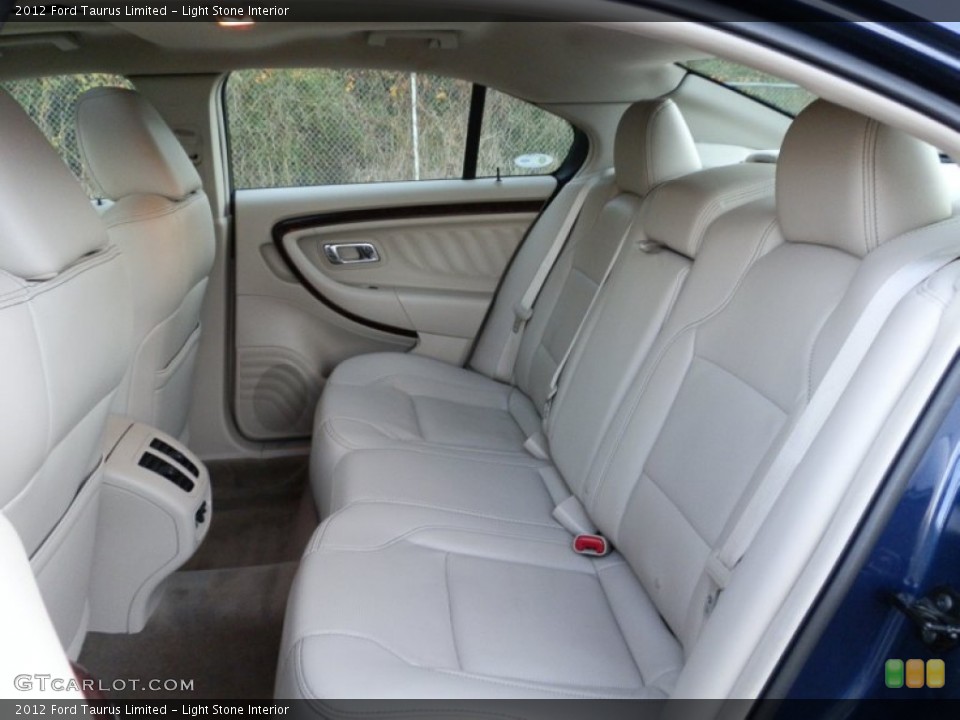 Light Stone Interior Rear Seat for the 2012 Ford Taurus Limited #72570291